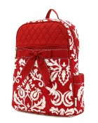 Backpack - Red White personalized backpack, preschool backpack, monogrammed backpack-#BP40
