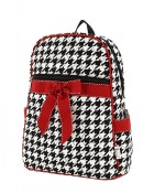 Backpack - Red White Black personalized backpack, preschool backpack, monogrammed backpack-#BP36