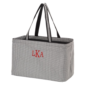 Preppy Hound Personalize Monogrammed Ultimate Carry Tote-#UCT227